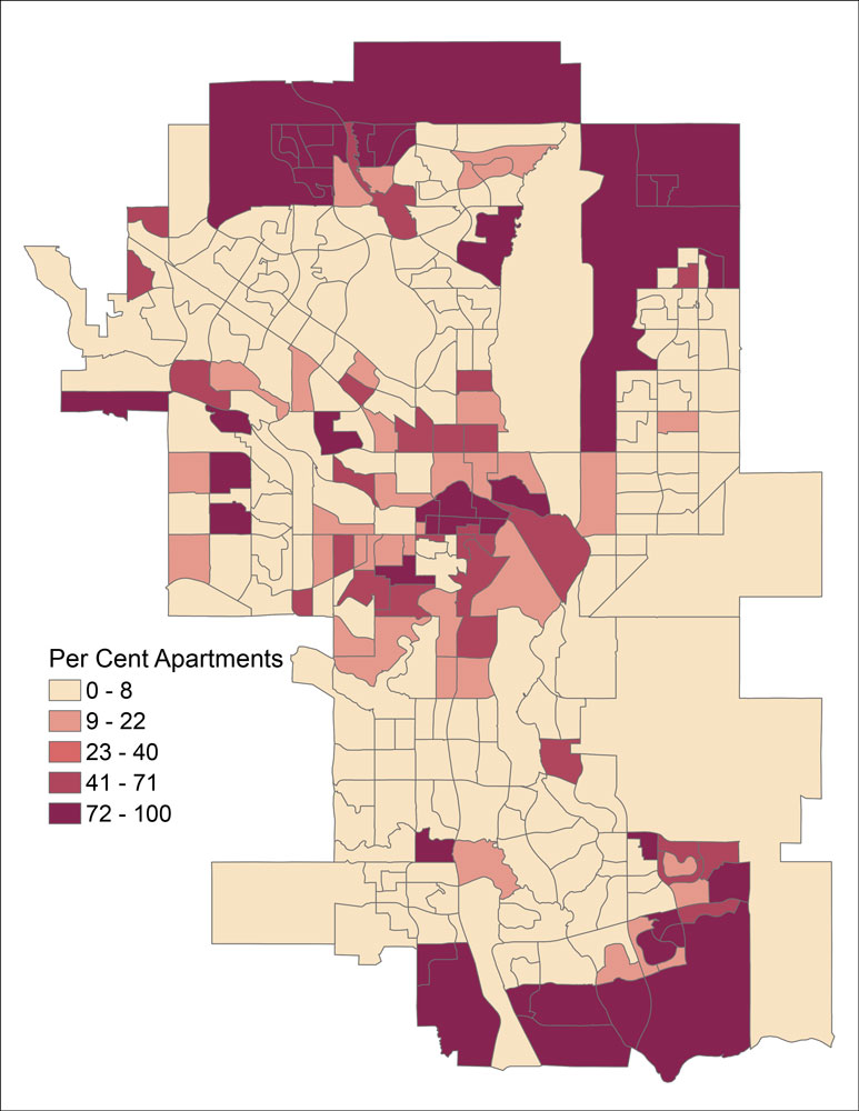Per cent apartments
