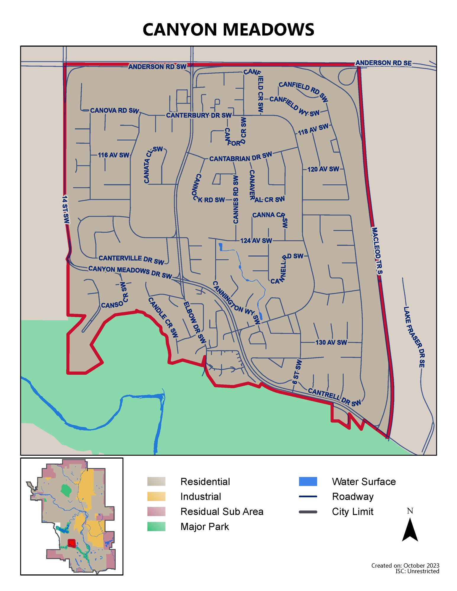 Canyon Meadows profile