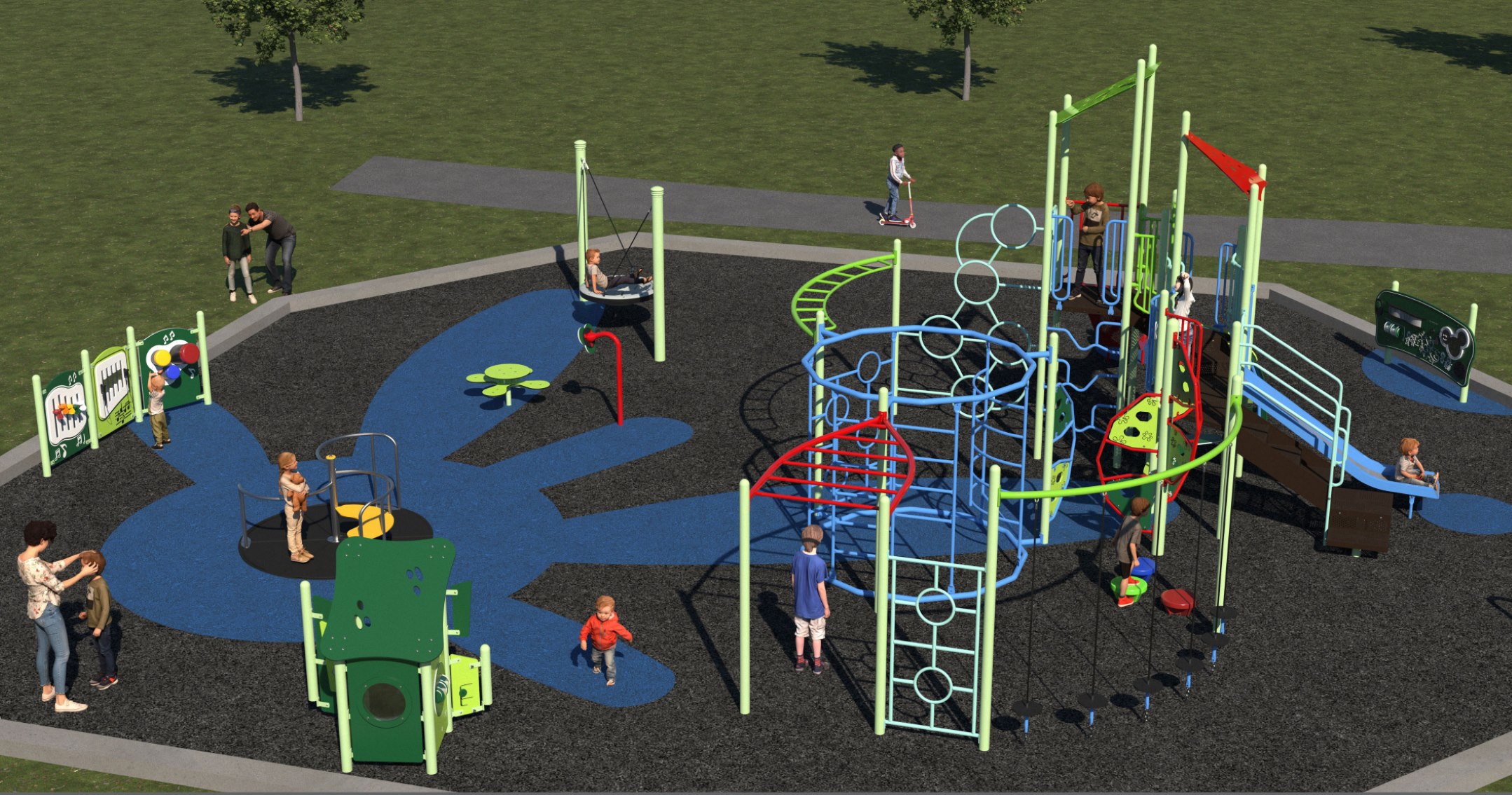 West Hillhurst inclusive playground