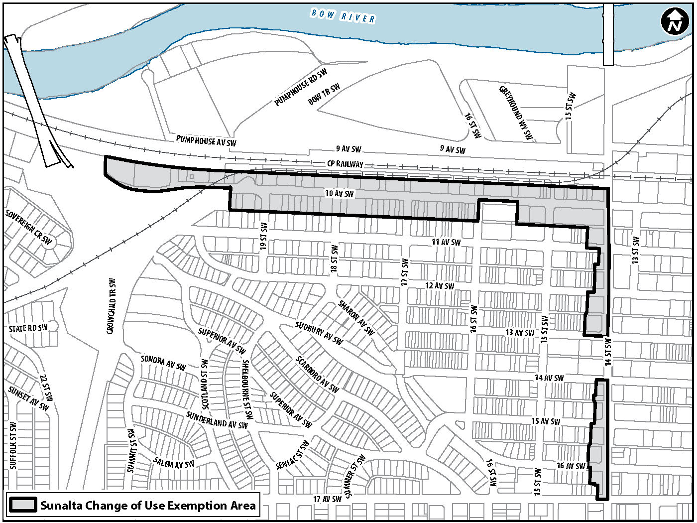 Centre City Enterprise and Main Streets Exemption Areas