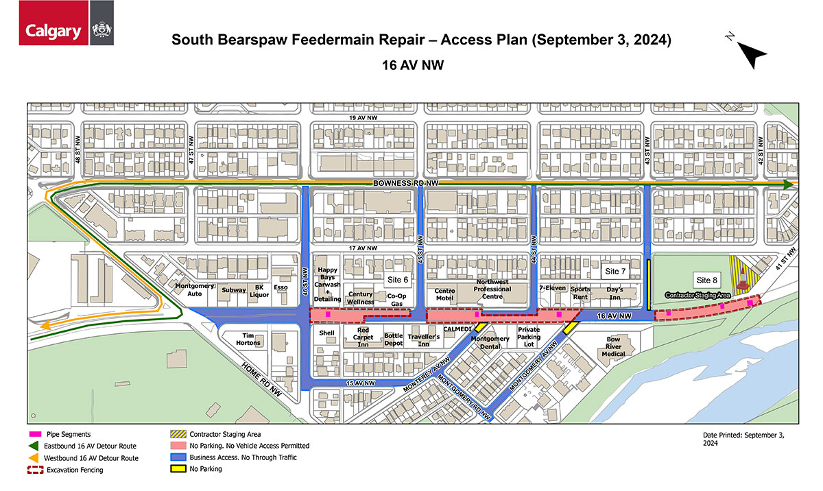 16 Ave NW repair plan