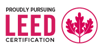 Proudly pursuing LEED certification logo