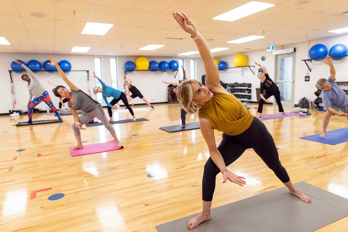 Yoga and Pilates classes